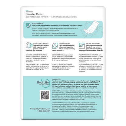 Tranquility® Essential Booster Pad 12 X 14 Inch Moderate Absorbency Super Absorbent Core Regular (1107871_BG)