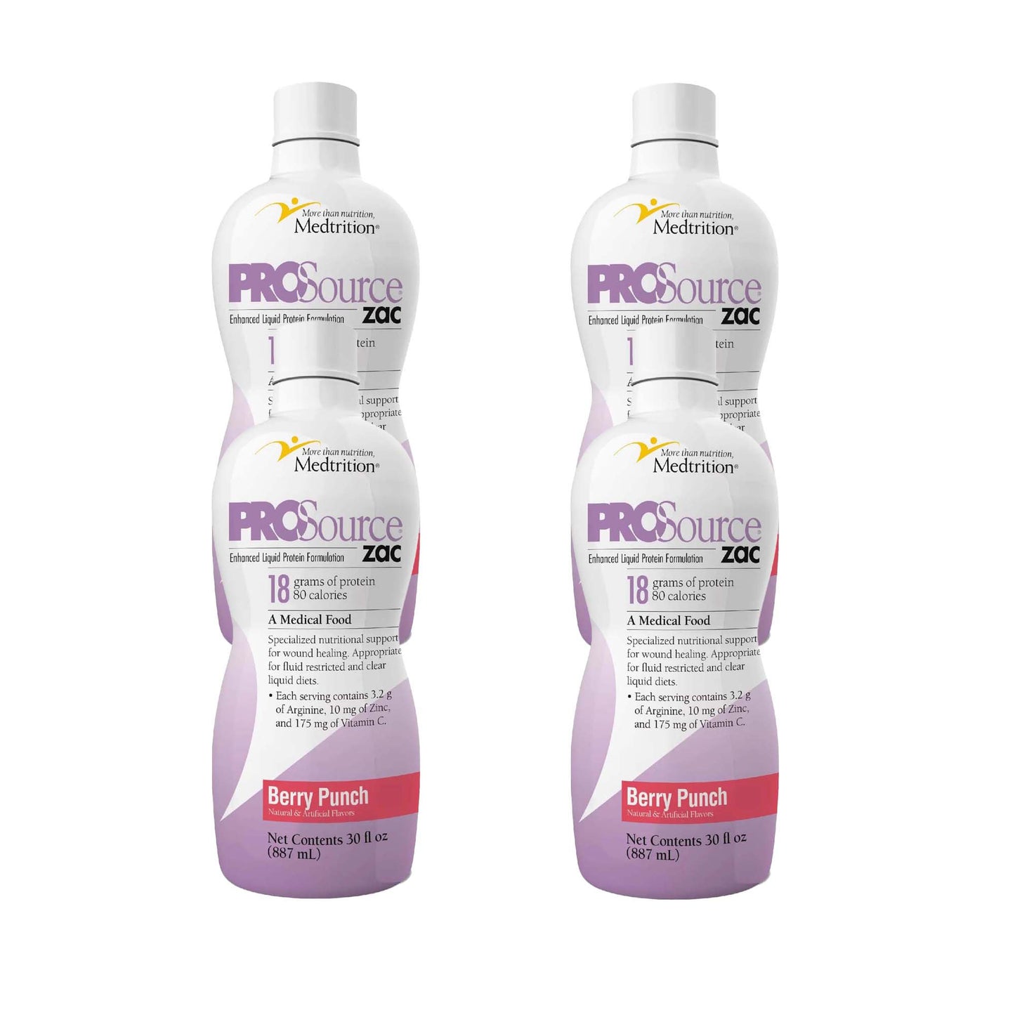 ProSource ZAC™ Oral Supplement Berry Punch Flavor Liquid 32 oz. Bottle (706924_CS)