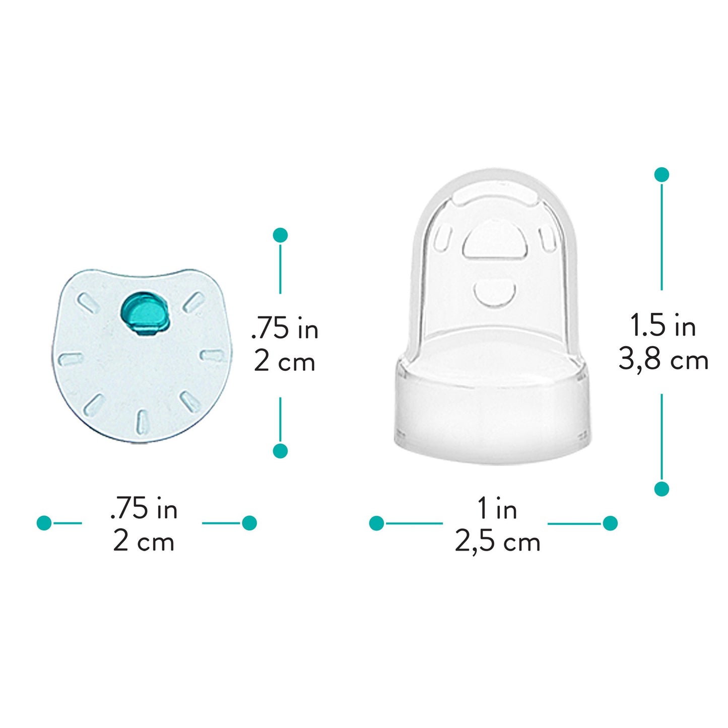 Evenflo Breast Pump Replacement Membrane and Valve For All Breast Pumps (1041182_CS)