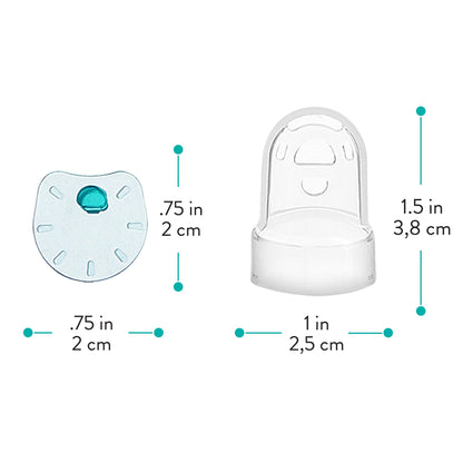 Evenflo Breast Pump Replacement Membrane and Valve For All Breast Pumps (1041182_EA)