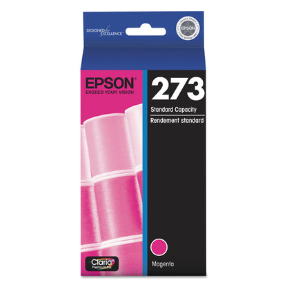 Epson® T273320-S (273) Claria Ink, 300 Page-Yield, Magenta (EPST273320S)
