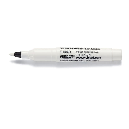 EZ Removable Ink® Skin Marker White Ink NonSterile Mini Regular Tip (1255924_BX)