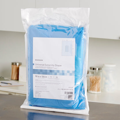 McKesson Orthopedic Drape Universal Extremity Drape 90 W X 124 L Inch Sterile (1101269_CS)