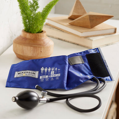 McKesson LUMEON™ Reusable Blood Pressure Cuff and Bulb 19 to 27 cm Arm Nylon Cuff Small Adult Cuff (803205_BX)