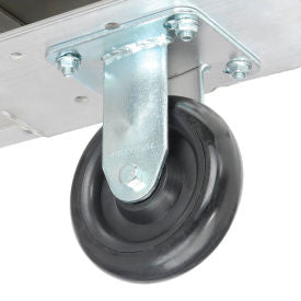Global Industrial Medium Duty Swivel Plate Caster 5" Polyurethane Wheel 250 lb. Capacity (WB906230)