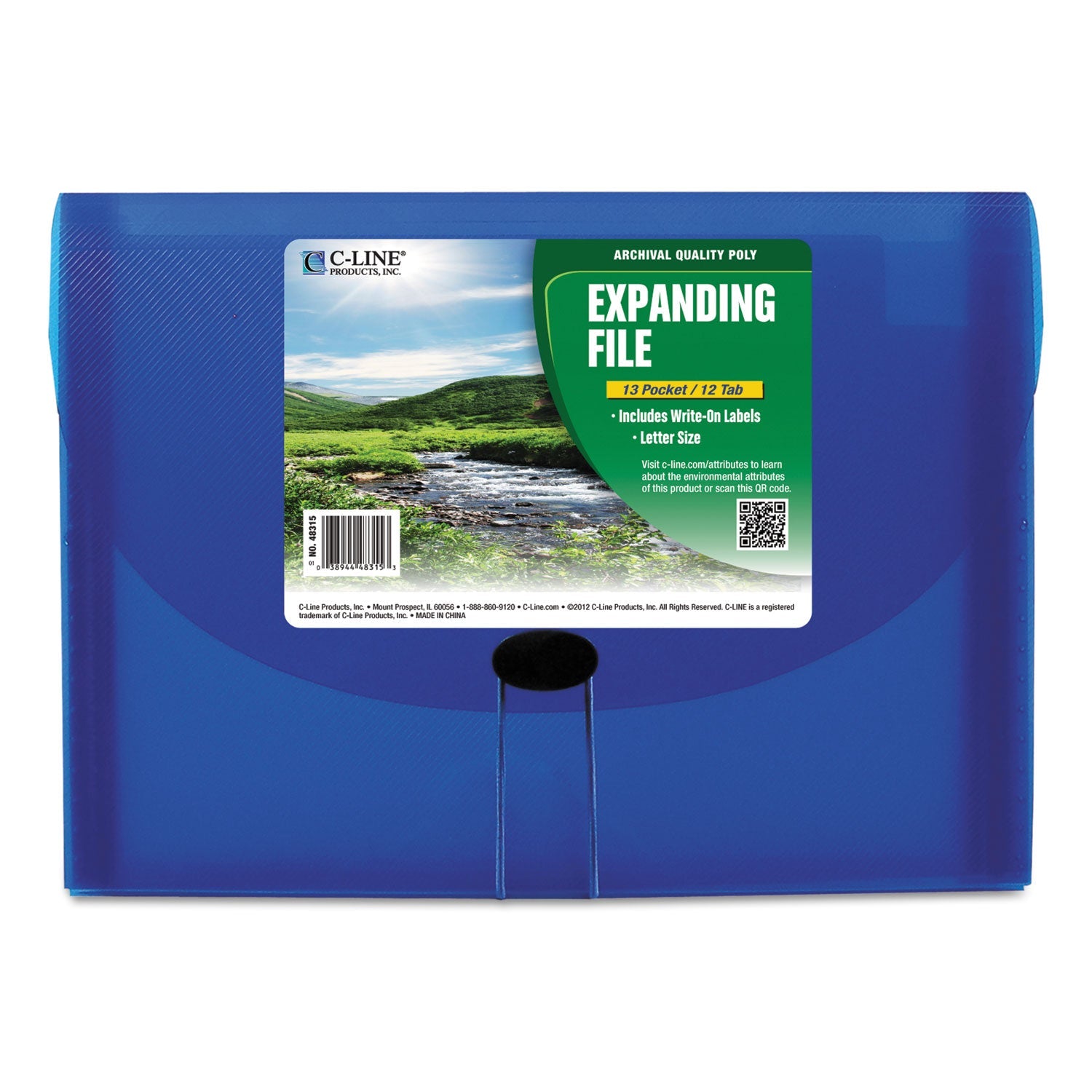 C-Line® Expanding Files, 1.63