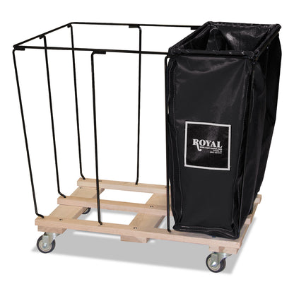 Royal Basket Trucks Drop In Dividers, 3 Compartments, 20 Bushel, Vinyl/Steel, Black (RBTL20KKXR3N)