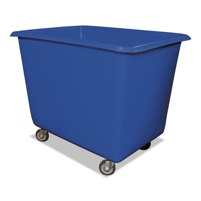 Royal Basket Trucks Poly Truck, (8-Bushel) 9.96 cu ft, Galvanized Steel/Polyethylene, Blue/Gray (RBTL8BLXPGA4UNN)