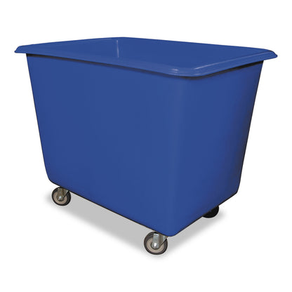 Royal Basket Trucks Poly Truck, (16-Bushel) 19.91 cu ft, Galvanized Steel/Polyethylene, Blue/Gray (RBTL16BLXPGA4UN)