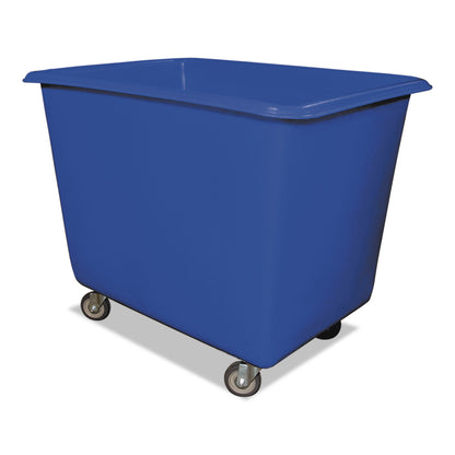 Royal Basket Trucks Poly Truck, (12-Bushel) 14.93 cu ft, Galvanized Steel/Polyethylene, Blue/Gray (RBTL12BLXPGA4UN)