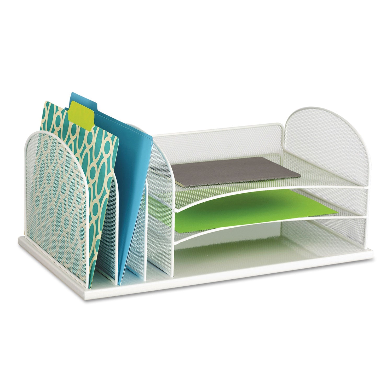 safco-onyx-desk-organizer-with-three-horizontal-and-three-upright-sections-num-saf3254wh_1