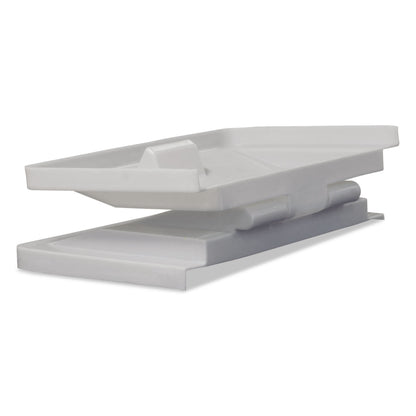 Royal Basket Trucks Poly Hinged Lids, 12 Bushel, Polyethylene/Steel, Gray (RBTL12GRXLDN)