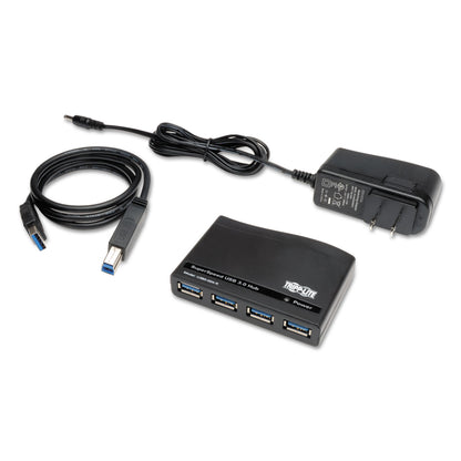 Tripp Lite by Eaton USB 3.0 SuperSpeed Hub, 4 Ports, Black (TRPU360004R)