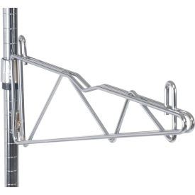 Nexel Chrome, Adjustable Single Shelf Post Bracket, 18"D (WB188CP46)
