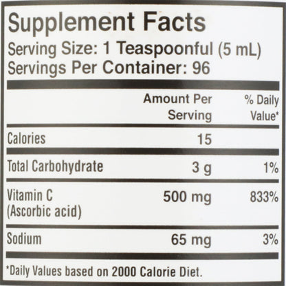 Geri-Care® Vitamin C Supplement Ascorbic Acid 500 mg Strength Liquid 16 oz. (703057_CS)