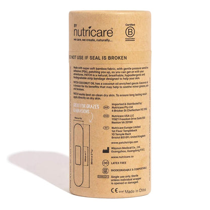 Patch™ Kids Adhesive Strip 3/4 X 3 Inch Bamboo / Coconut Oil Rectangle Kid Design (Panda) Sterile (1219440_BX)