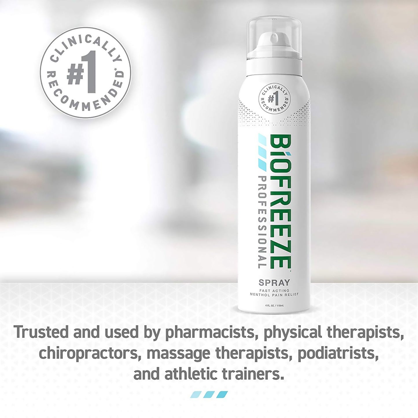 Biofreeze® Professional 360° Topical Pain Relief 10.5% Strength Menthol Spray 4 oz. (1027521_CS)