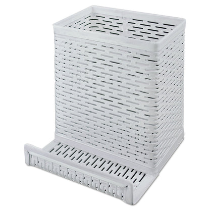 artistic-office-products-urban-collection-punched-metal-pencil-cup-cell-phone-stand-num-aopart20014wh_1