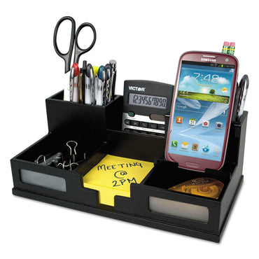 victor-midnight-black-desk-organizer-with-smartphone-holder-num-vct95255_2