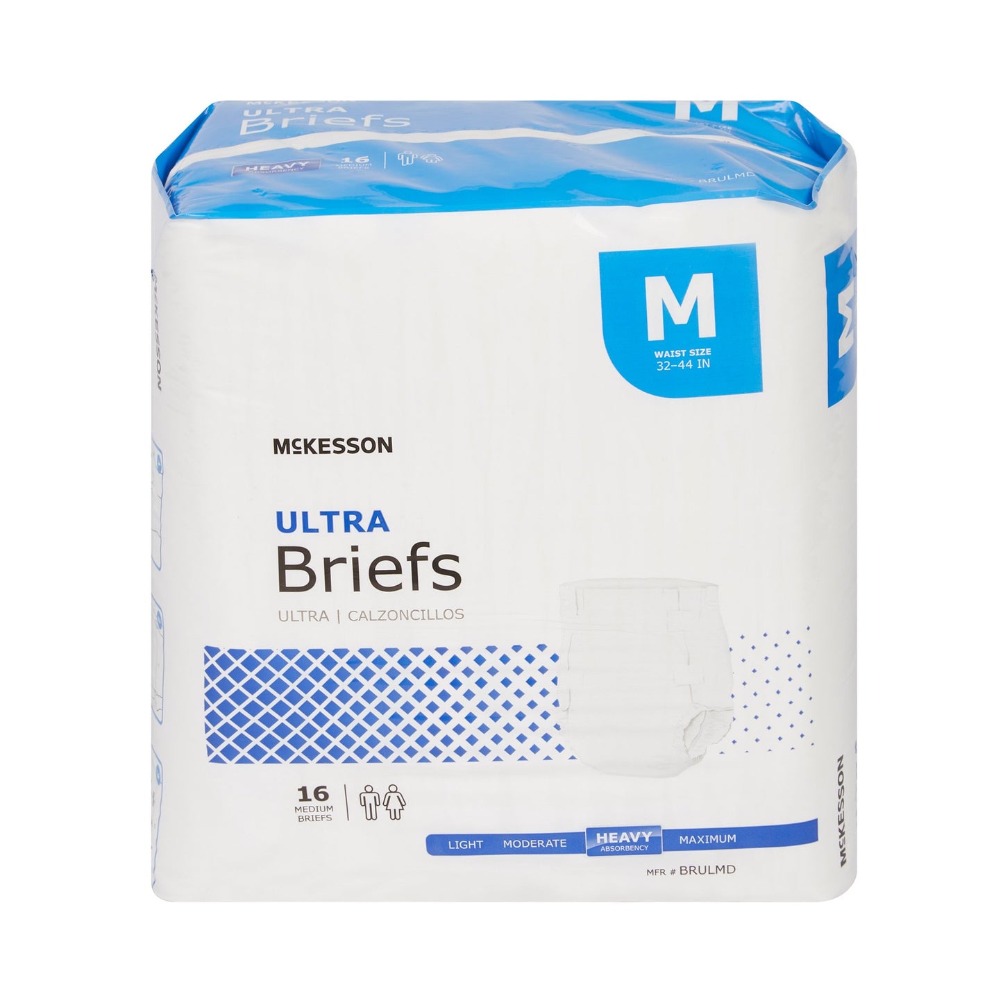 McKesson Ultra Unisex Adult Incontinence Brief Medium Disposable Heavy Absorbency (800832_CS)