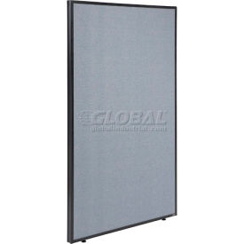Interion Office Partition Panel, 36-1/4"W x 72"H, Blue (WB238636BL)