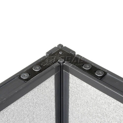 Interion 90 Degree Corner Connector Kit For 72"H Panel (WB238641)