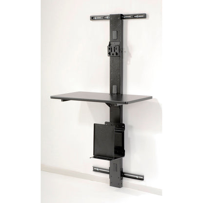 Global Industrial 72"H Wall Mount Unit with VESA Mount - Black (WB239140BK)