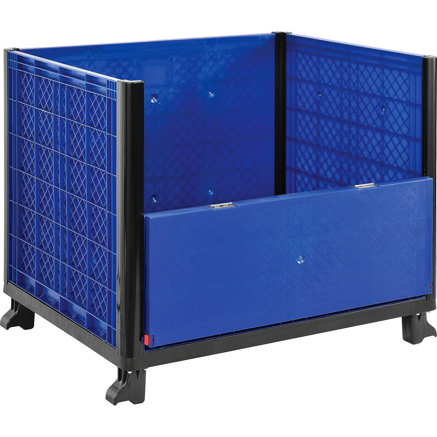 Global Industrial Easy Assembly Solid Wall Container - Drop Gate 39-1/4x31-1/2x33-1/2 Overall (WB239452D)
