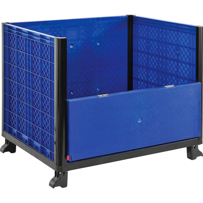 Global Industrial Easy Assembly Solid Wall Container - Drop Gate 39-1/4x31-1/2x33-1/2 Overall (WB239452D)