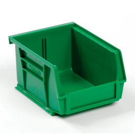 Global Industrial Plastic Hang & Stack Bin, 5-3/8"L x 4-1/8"W x 3"H, Green (WB269680GN)