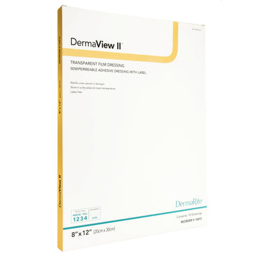 DermaView II™ Transparent Film Dressing 8 X 12 Inch Frame Style Delivery Rectangle Sterile (946644_EA)