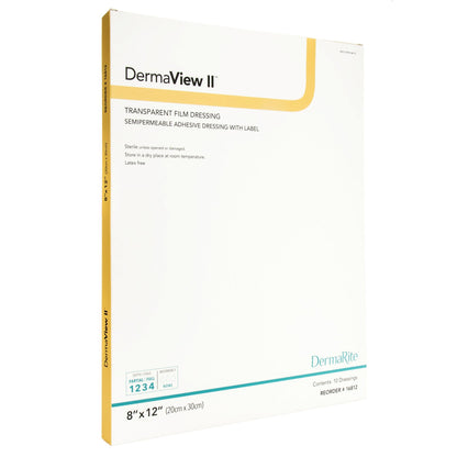DermaView II™ Transparent Film Dressing 8 X 12 Inch Frame Style Delivery Rectangle Sterile (946644_EA)