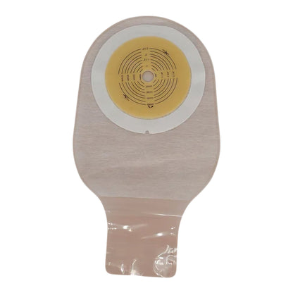 Safe n Simple™ Ostomy Pouch One-Piece System 12 Inch Length Flat, Trim to Fit 2-1/2 Inch Stoma Drainable (1243992_BX)