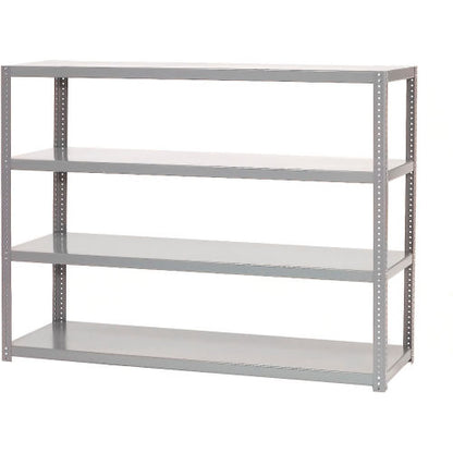 Global Industrial 4 Shelf, Extra Heavy Duty Steel Shelving, 36"W x 18"D x 72"H, Starter, Gray (WB236603)