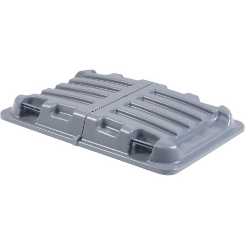 Global Industrial Lid for 1/2 Cu. Yd. Plastic Recycling Tilt Truck, Gray (WB984612)