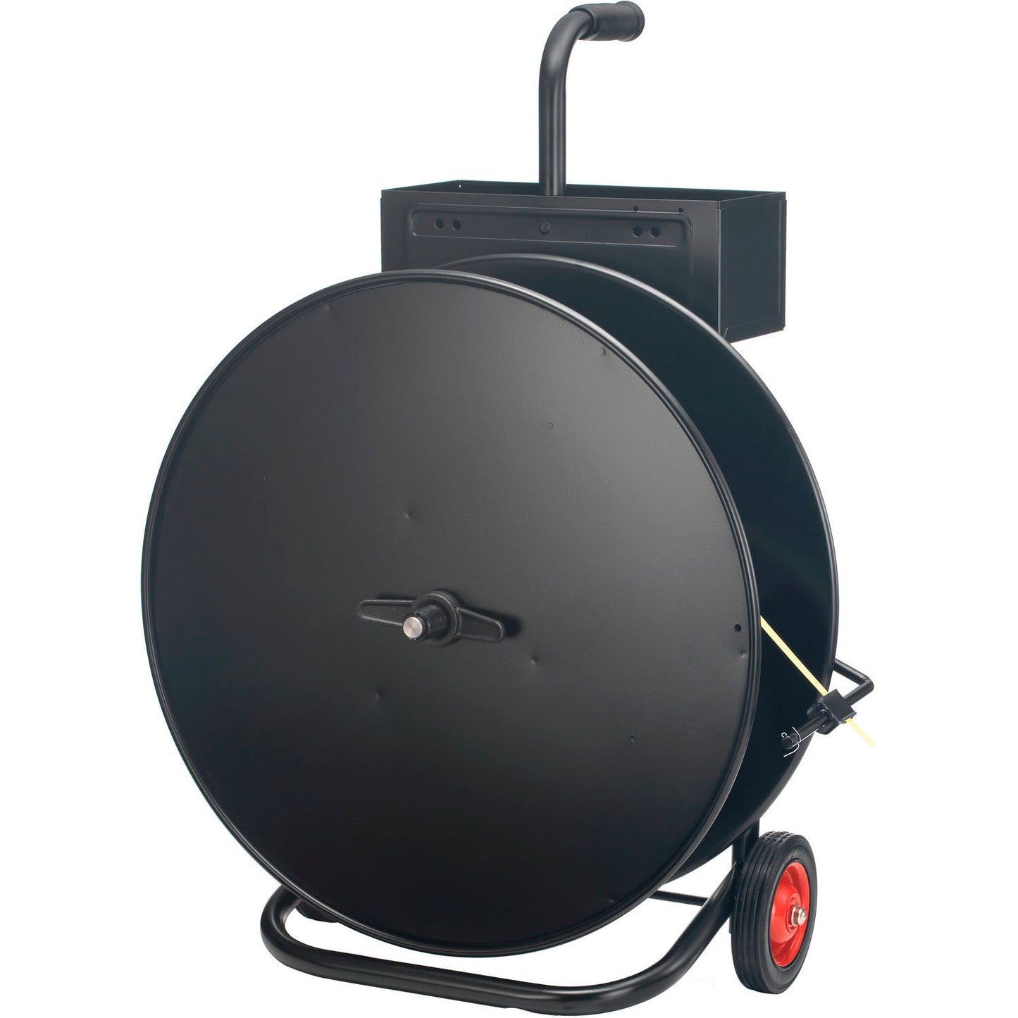 Global Industrial Strapping Cart for PP & Steel Strapping for 1/2" Strap Width, Black (WB241121)