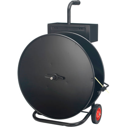 Global Industrial Strapping Cart for PP & Steel Strapping for 1/2" Strap Width, Black (WB241121)