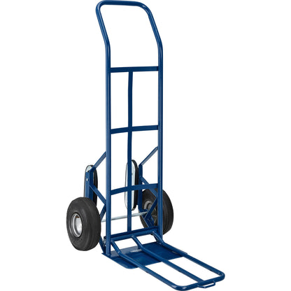 Global Industrial Steel Hand Truck With Curved Handle & Stair Climbers, 600 Lb. Capacity (WB241439)