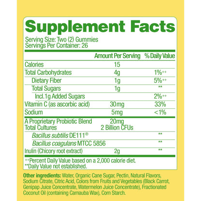 Culturelle® Prebiotic / Probiotic Dietary Supplement 52 per Bottle Gummy (1268962_BT)