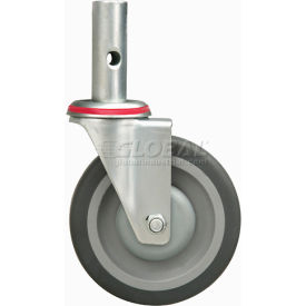 Global Industrial Replacement 5" Swivel Casters - Pair - For 2-in-1 & 3-in-1 Hand Trucks (WB241848)