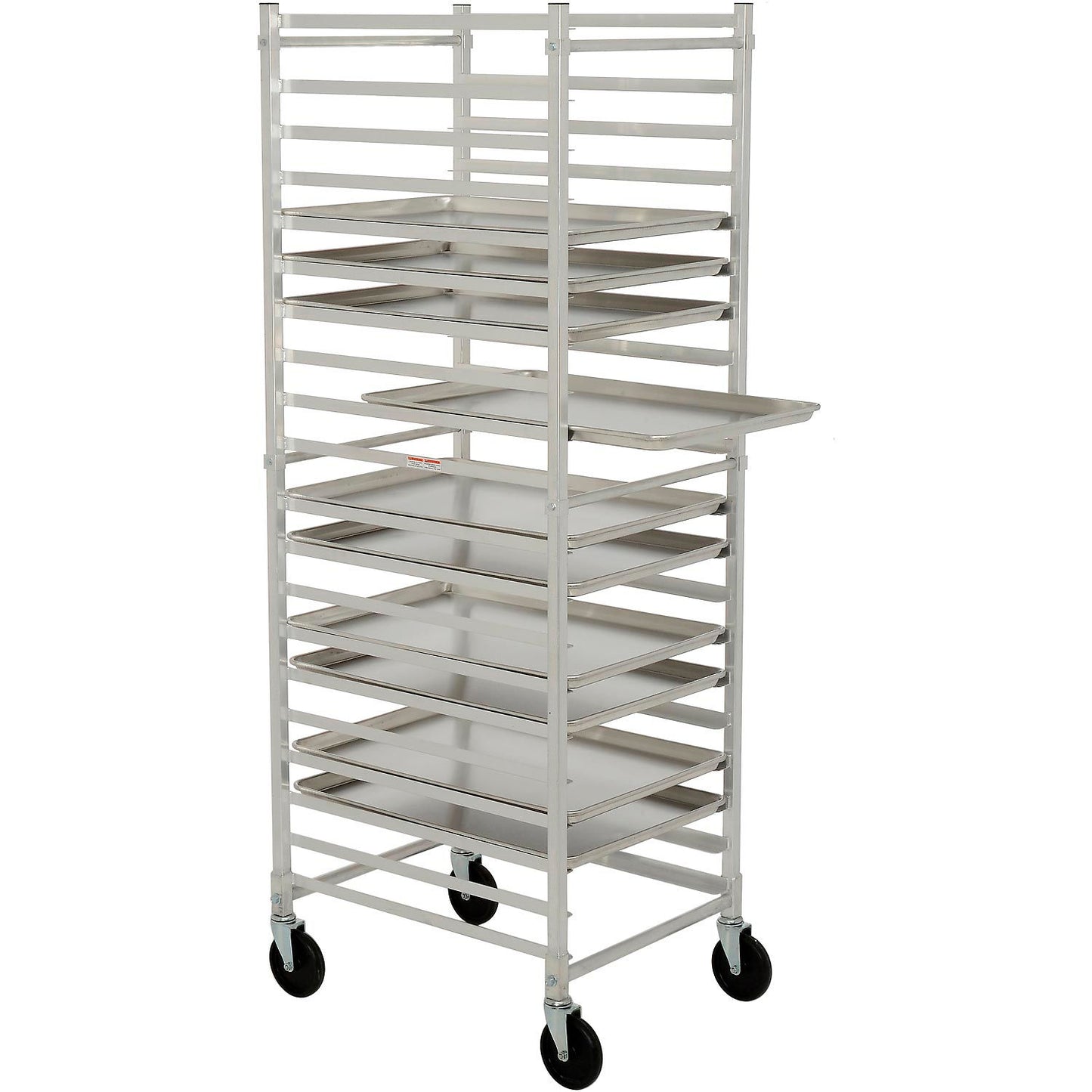 Nexel PR2126 Bakers Sheet Pan Rack, Economy, Knock Down, End Loading, Aluminum (WB242939)