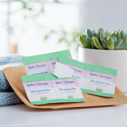 Safe N Simple™ Skin Barrier Wipe 43% / 20% Strength Isopropyl Alcohol / Butyl Ester of PVM/MA Copolymer Individual Packet NonSterile (895485_EA)