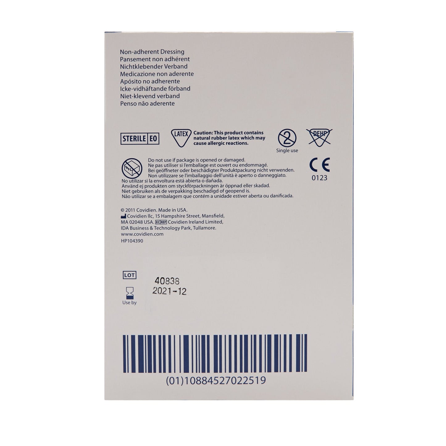 Telfa™ Ouchless Non-Adherent Dressing 2 X 3 Inch Sterile 1 per Pack (9962_CS)