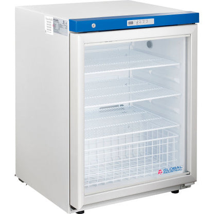 Global Industrial Undercounter Laboratory Refrigerator, 4.2 Cu.Ft., Glass Door (WB2453701)