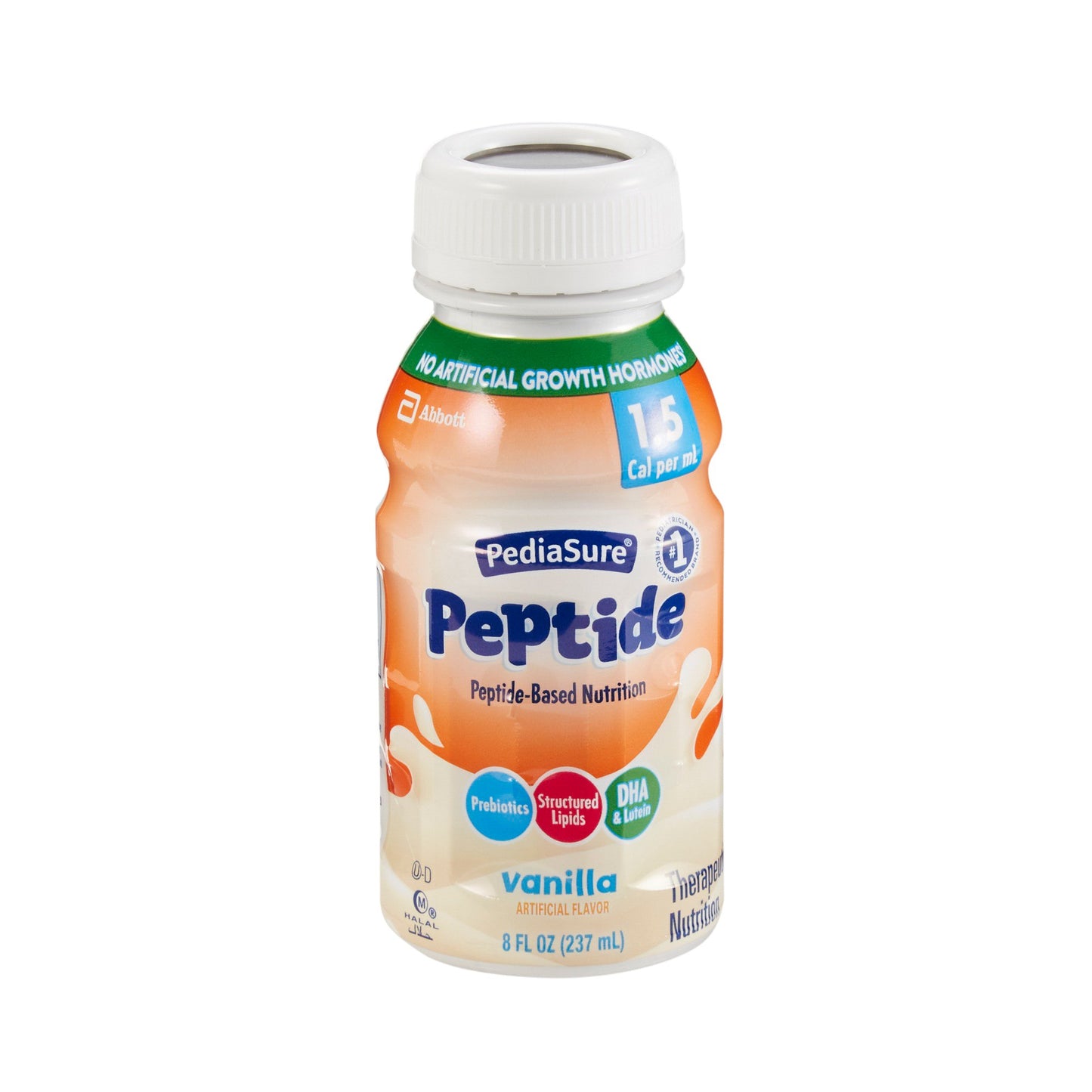 PediaSure® Peptide 1.5 Cal Pediatric Oral Supplement Vanilla Flavor 8 oz. Bottle Liquid Peptide Malabsorption / Maldigestion (1143666_EA)