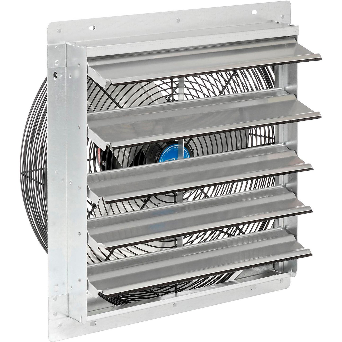 Global Industrial Continental Dynamics Direct Drive 18" Exhaust Fan w/ Shutter, 3 Speed, 5250 CFM, 1/8HP, 1Phase (WB294496A)