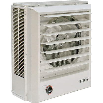 Global Industrial Unit Heater, Horizontal or Vertical Downflow, Multi-Watt 7.5-5.6KW, 208-240V (WB246132)