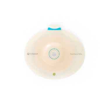 SenSura® Mio Flex Ostomy Barrier Trim to Fit, Extended Wear Elastic Adhesive 50 mm Flange Red Code System 15 to 30 mm Opening (1004610_BX)