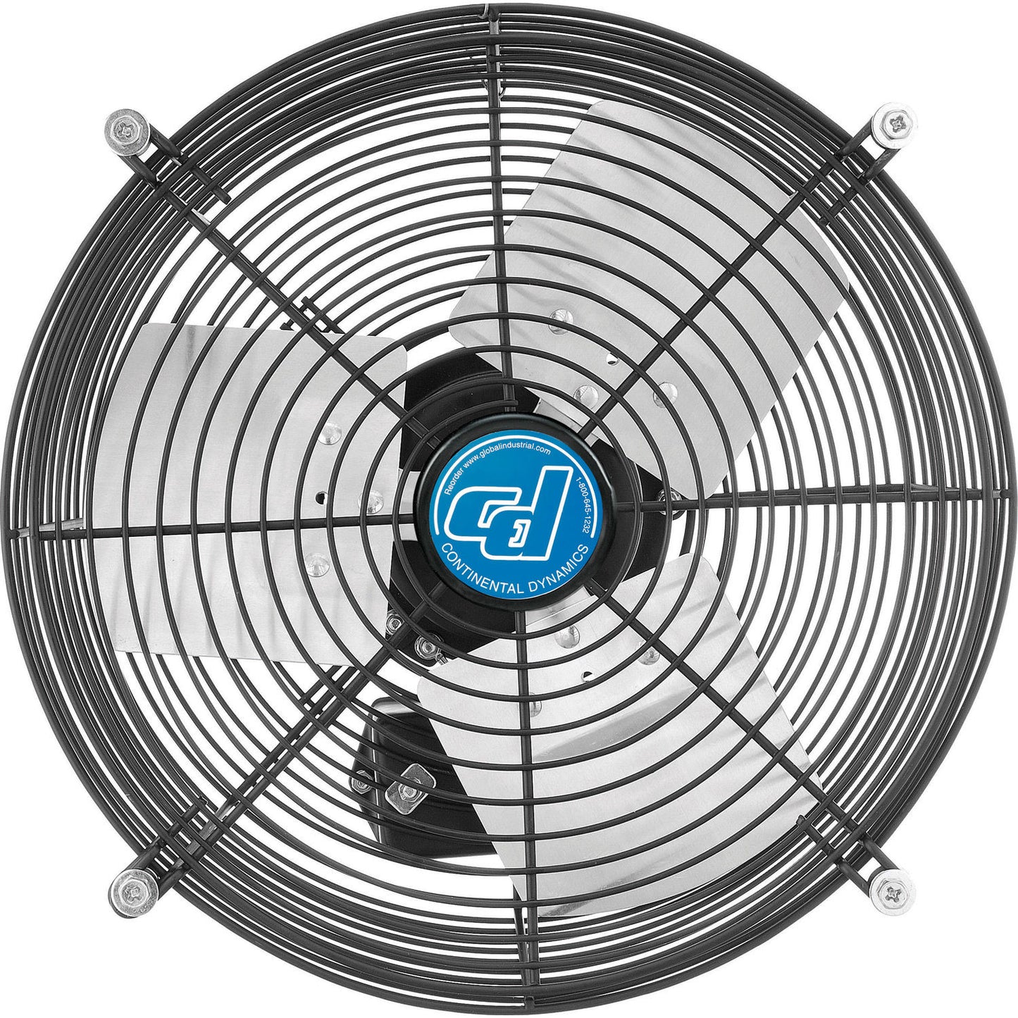 Global Industrial Continental Dynamics 12" Direct Drive Exhaust Fan, 1 Speed, 2150 CFM, 1/25 HP (WB246507)