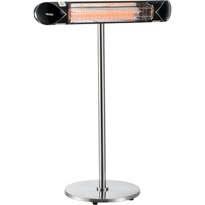 Global Industrial Infrared Patio Heater w/Remote Control, Free Standing, 1500W, 35-3/8"L (WB246722)